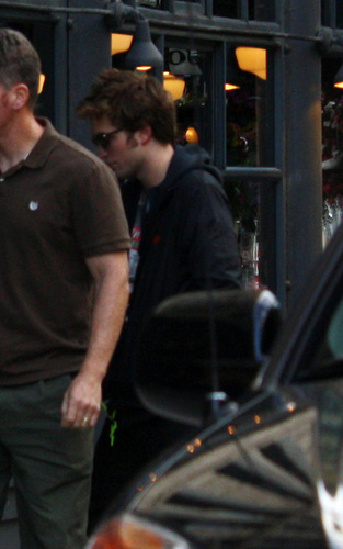  Robert out in Vancouver with his Twilight co stars