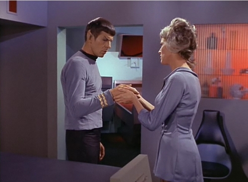  Spock and Christine - The Naked Time