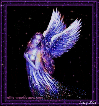 Purple Angel,Animated