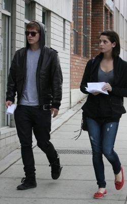  Ashley heading to rehearsales with Xavier-August 25