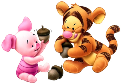  Baby Tigger and Piglet