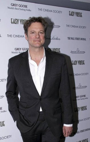  Colin Firth at NYC Easy Virtue Screening