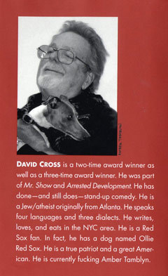  David Cross' penulis Blurb