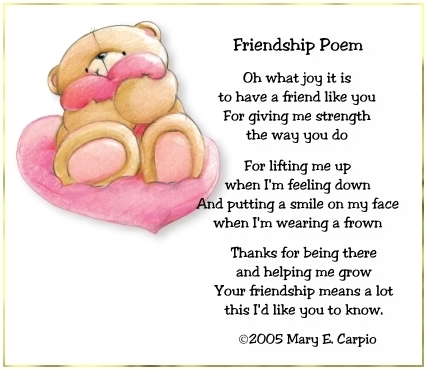  Friendship Poem