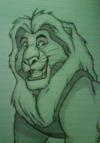My Drawing of Mufasa