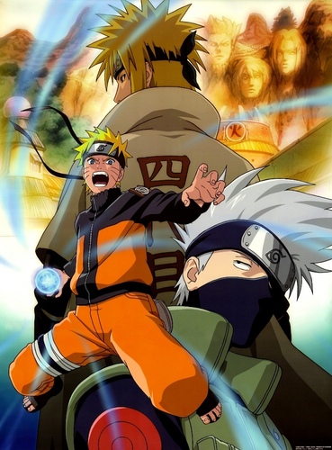 Naruto, Kakashi & Yondaime