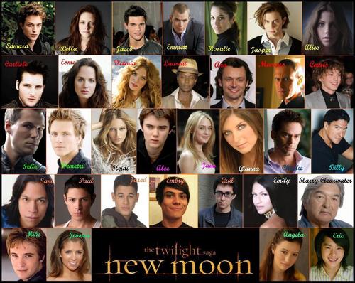  New Moon Cast Список