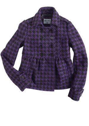  Sadie Houndstooth Babydoll cappotto