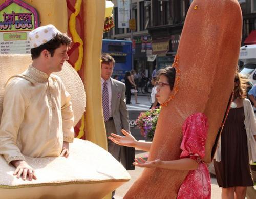  on set of ugly betty- 25 aug/09