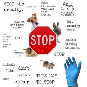  Stop Animal Testing,Poster