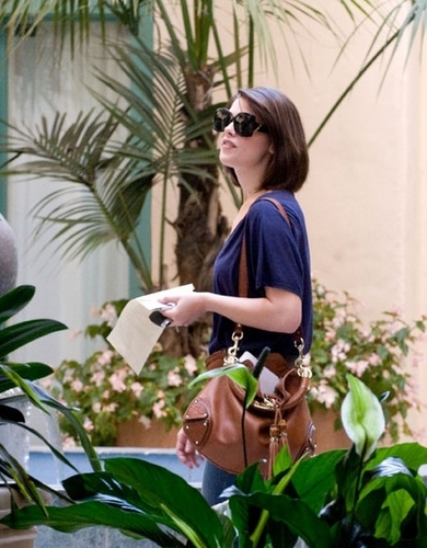  Ashley heading to an audition for a new movie (Santa Monica)