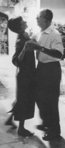 Audrey dancing with director William Wilder