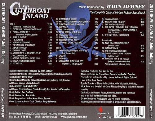  CutThroat Island Major Motion Picture Soundtrack