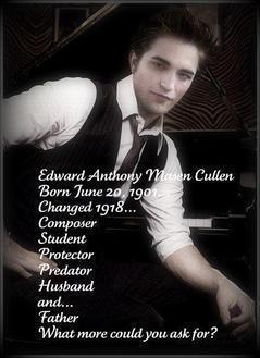  Edward Cullen stats