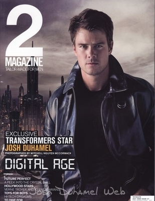  Josh on the July cover of 2 Magazine from Thailand.