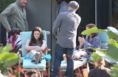  Kristen on set of Eclipse