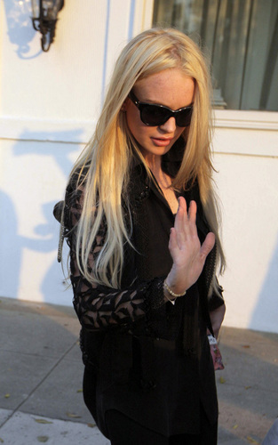  Lindsay at the Neil George Salon in Los Angeles
