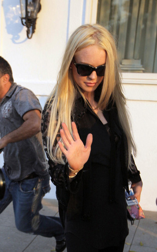 Lindsay at the Neil George Salon in Los Angeles