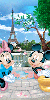  Mickey and Minnie in Paris