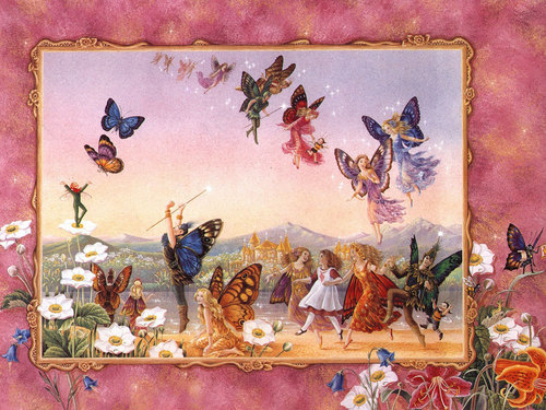  Fairy Butterflies,Wallpaper