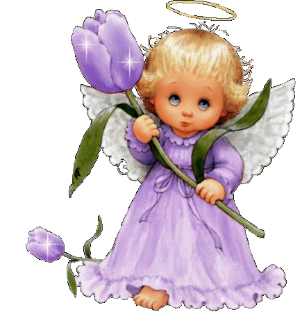  Purple Little ángel