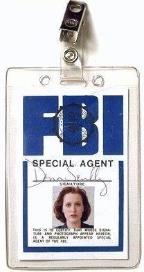  Scully's Badge And ID