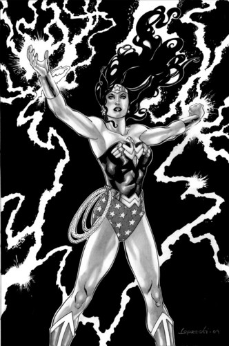  Wonder Woman cover and sketch