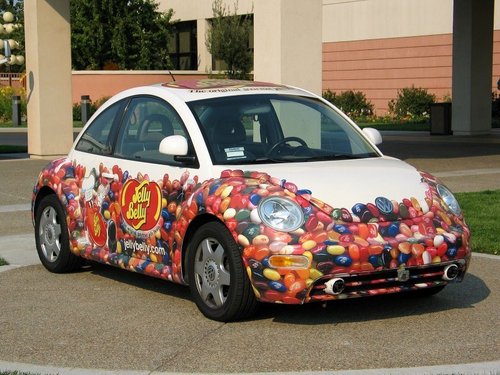 jelly bean car