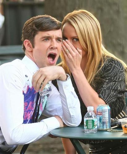  on set of ugly betty- 4 sept /09