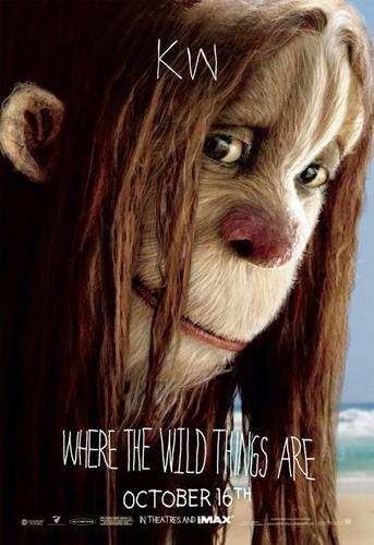  'Where The Wild Things Are' Movie Characte Poster ~ KW