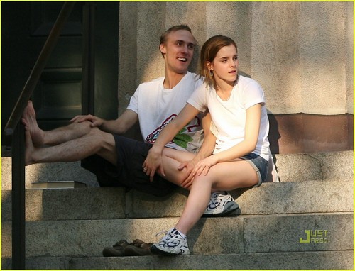Emma with Jay at Brown University Campus