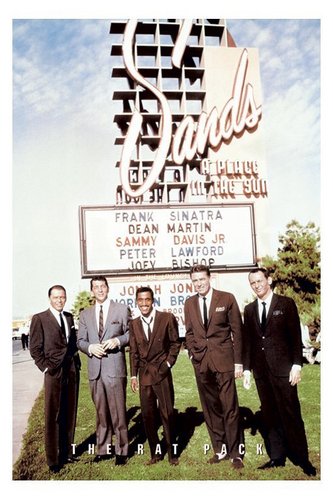  Frank Sinatra, The daga Pack Outside of the Sands Hotel
