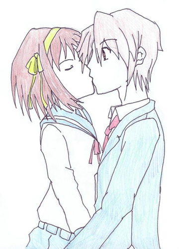 ItsukixHaruhi kiss