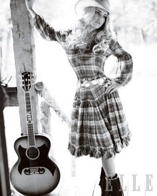  Jessica Simpson in Elle Magazine