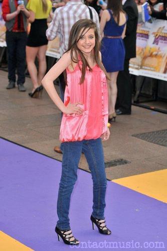  Maddie at the Hannah Montana ロンドン Premiere