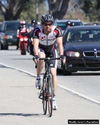 Patrick Dempsey Riding in Malibu