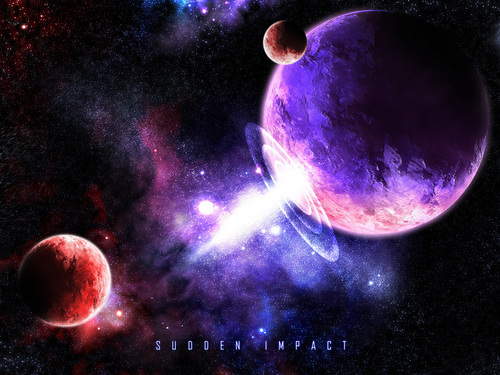  Space Art achtergrond (Sci-Fi)