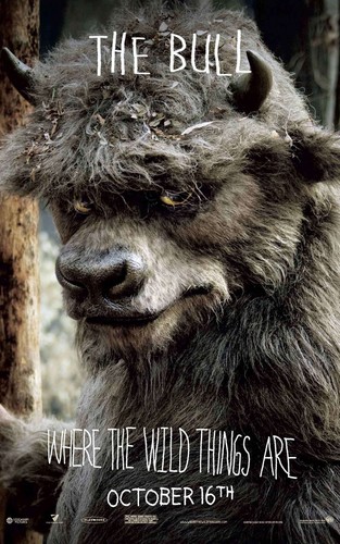  'Where The Wild Things Are' Movie Poster ~ The taureau, bull