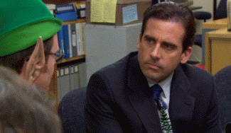 Image result for the office christmas party season 2 gif
