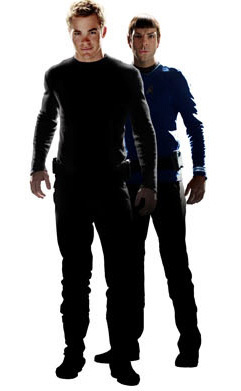  Chris & Zach as the new Kirk & Spock