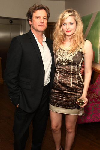 Colin Firth and Rachel Hurd-Wood at Dorian Gray After Party in London