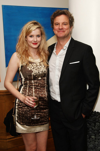 Colin Firth and Rachel Hurd-Wood at Dorian Gray After Party in London