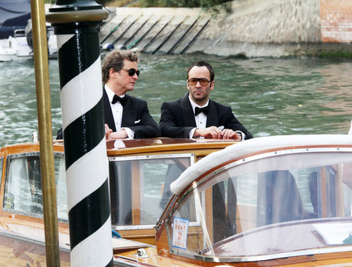  Colin Firth arriving at 66th Venice Film Festival