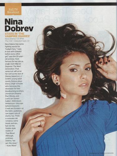  Entertainment Weekly scan - Nina Dobrev