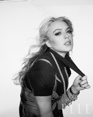  Lindsay Lohan in Elle Magazine