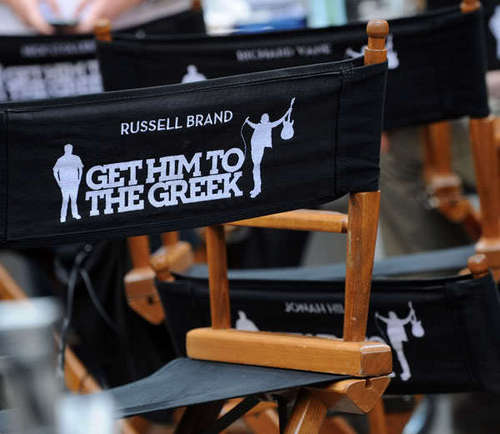 On Set of "Get Him To The Greek" in New York