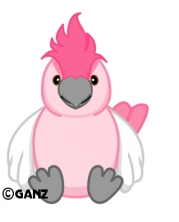  Webkinz roze Cockatoo