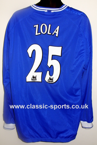  Zola Chelsea Football hemd, shirt