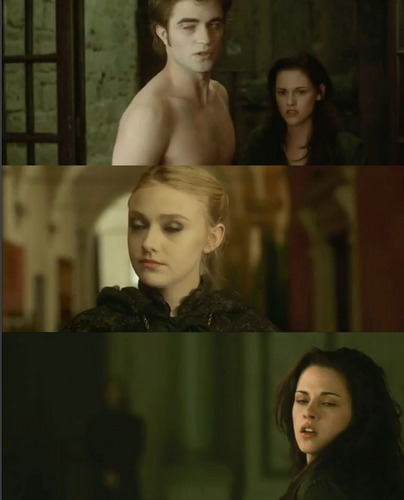  funny faces in the new moon trailer -
