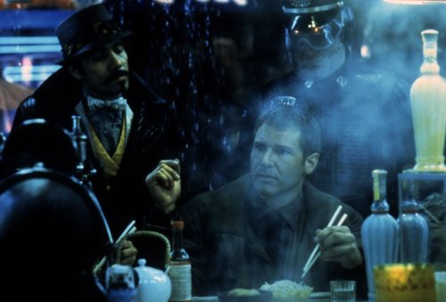  Edward James Olmos & Harrison Ford in Blade Runner